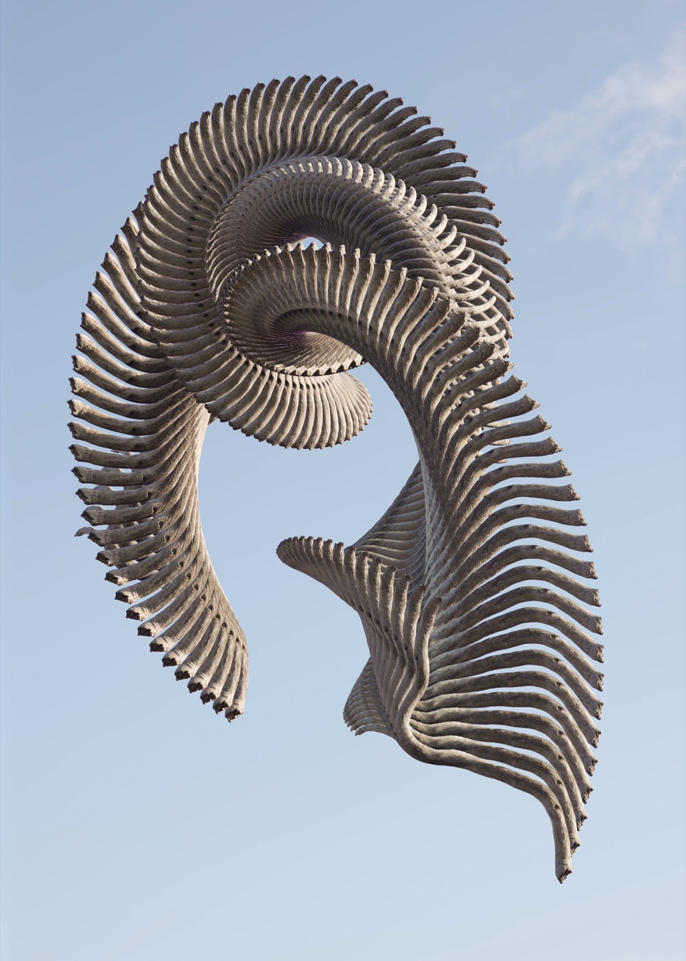Temporal sculpture chronophotograph 129