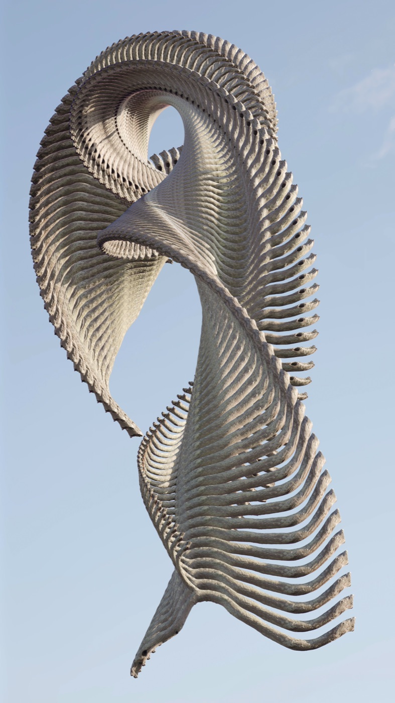 Temporal sculpture chronophotograph 137